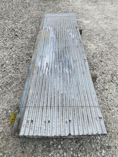 14 Sheets Reclaimed Barn Tin, 8' Corrugated Metal, 224 Sq Ft Salvage B38