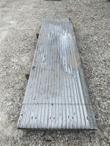 14 Sheets Reclaimed Barn Tin, 8' Corrugated Metal, 224 Sq Ft Salvage B38