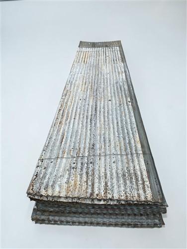60 Sheets Reclaimed Barn Tin, 9' Corrugated Metal, 1080 Sq Ft Salvage B39