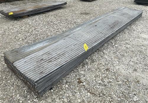 41 Sheets Reclaimed Barn Tin, 12' Corrugated Metal, 984 Sq Ft Salvage B40