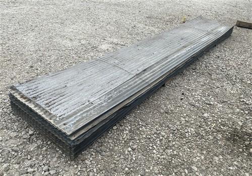 41 Sheets Reclaimed Barn Tin, 12' Corrugated Metal, 984 Sq Ft Salvage B40
