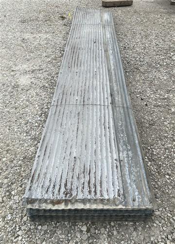 41 Sheets Reclaimed Barn Tin, 12' Corrugated Metal, 984 Sq Ft Salvage B40