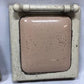 2 Copper Clad Stove Doors, Vintage Retro Porcelain Enamel Range Parts Repair b