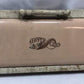 2 Copper Clad Stove Doors, Vintage Retro Porcelain Enamel Range Parts Repair b