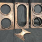 Copper Clad Stove 6 Burner Top Surface, Vintage Retro Cast Iron Parts Repair C