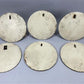 6 Copper Clad Stove Burner Cover Lids, Vintage Retro Cast Iron Parts Repair D