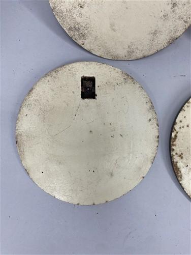 6 Copper Clad Stove Burner Cover Lids, Vintage Retro Cast Iron Parts Repair D
