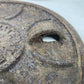 6 Copper Clad Stove Burner Cover Lids, Vintage Retro Cast Iron Parts Repair D