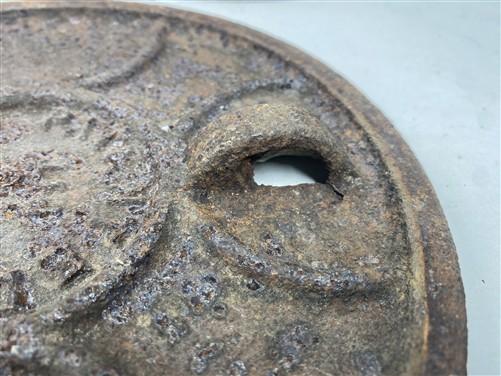 6 Copper Clad Stove Burner Cover Lids, Vintage Retro Cast Iron Parts Repair D