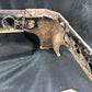 4 Leg Porcelain Cast Iron Base, Vintage Copper Clad Industrial Age Table Base E