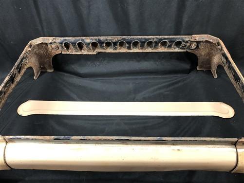 4 Leg Porcelain Cast Iron Base, Vintage Copper Clad Industrial Age Table Base E