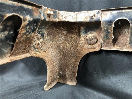 4 Leg Porcelain Cast Iron Base, Vintage Copper Clad Industrial Age Table Base E