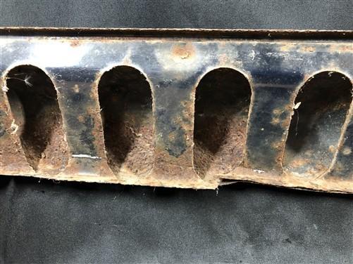 4 Leg Porcelain Cast Iron Base, Vintage Copper Clad Industrial Age Table Base E