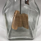 Dazey No 40 Butter Churn, Red Football Top Glass Hand Crank Wood Paddle Churn