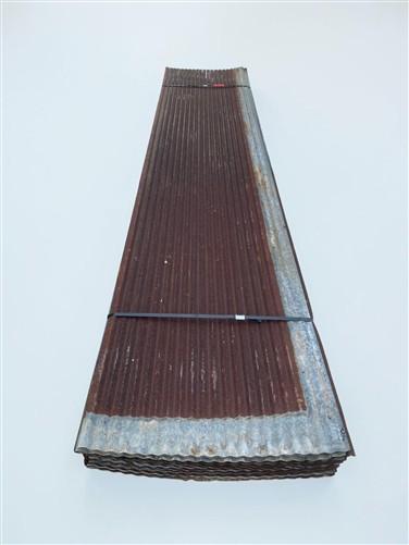 45 Sheets Reclaimed Barn Tin, 11' Corrugated Metal, 990 Sq Ft Salvage B42