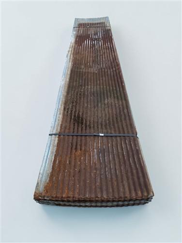 35 Sheets Reclaimed Barn Tin, 12' Corrugated Metal, 840 Sq Ft Salvage B45