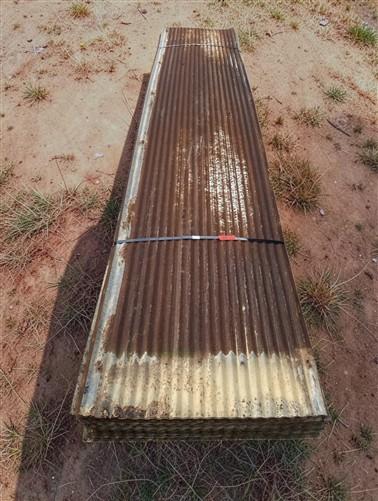 48 Sheets Reclaimed Barn Tin,12' Corrugated Metal, 1152 Sq Ft Salvage B46