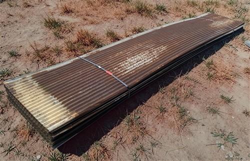 48 Sheets Reclaimed Barn Tin,12' Corrugated Metal, 1152 Sq Ft Salvage B46