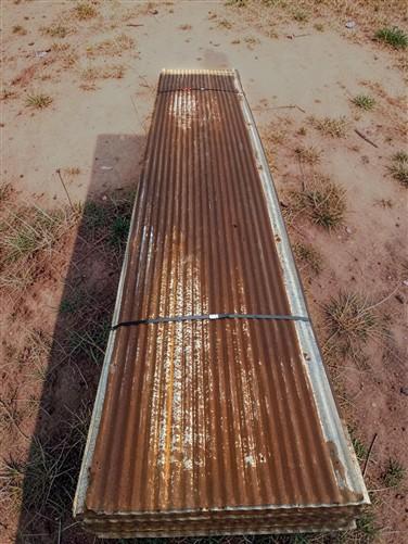 48 Sheets Reclaimed Barn Tin,12' Corrugated Metal, 1152 Sq Ft Salvage B46