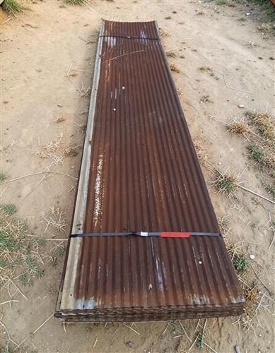 30 Sheets Reclaimed Barn Tin, 11' Corrugated Metal, 660 Sq Ft Salvage B47