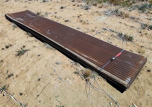 30 Sheets Reclaimed Barn Tin, 11' Corrugated Metal, 660 Sq Ft Salvage B47