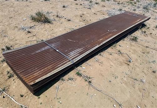 30 Sheets Reclaimed Barn Tin, 11' Corrugated Metal, 660 Sq Ft Salvage B47