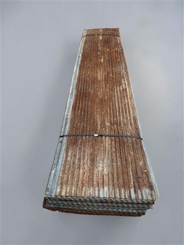 57 Sheets Reclaimed Barn Tin, 11' Corrugated Metal, 1254 Sq Ft Salvage B48
