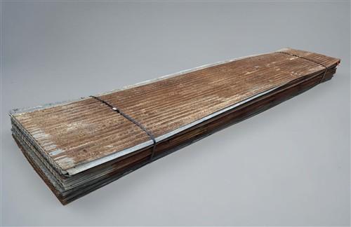 57 Sheets Reclaimed Barn Tin, 11' Corrugated Metal, 1254 Sq Ft Salvage B48