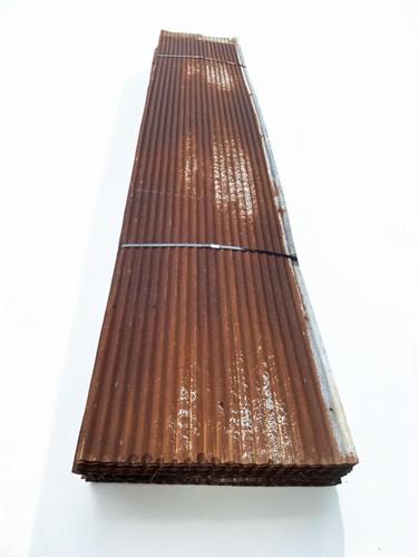 34 Sheets Reclaimed Barn Tin, 12' Corrugated Metal, 816 Sq Ft Salvage B50