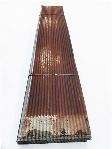 34 Sheets Reclaimed Barn Tin, 12' Corrugated Metal, 816 Sq Ft Salvage B50