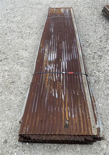 54 Sheets Reclaimed Barn Tin, 12' Corrugated Metal, 1296 Sq Ft Salvage B54