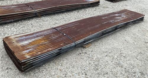 54 Sheets Reclaimed Barn Tin, 12' Corrugated Metal, 1296 Sq Ft Salvage B54