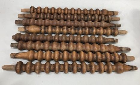 Wood Spindles, Architectural Salvage Fretwork Furniture House Trim Vintage A27