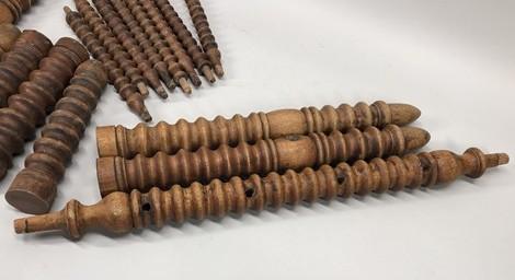 Wood Spindles, Architectural Salvage Fretwork Furniture House Trim Vintage A27