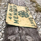 4-H Club Member Lives Here Sign, Vintage Metal Advertising Sign, Farm Country E