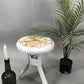 Metal Milking Stool Chair Kitchen Bar Industrial Age Workbench Vintage Seat A7