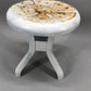 Metal Milking Stool Chair Kitchen Bar Industrial Age Workbench Vintage Seat A7