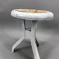 Metal Milking Stool Chair Kitchen Bar Industrial Age Workbench Vintage Seat A7