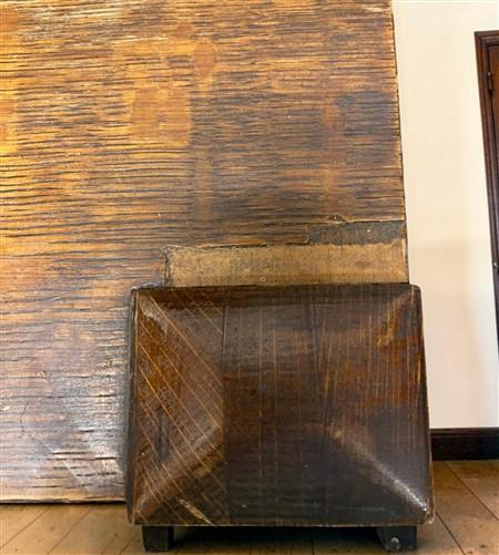 Mission Oak Buffet, Vintage Sideboard Cabinet with Mirror, Arts & Crafts Server
