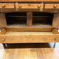 Mission Oak Buffet, Vintage Sideboard Cabinet with Mirror, Arts & Crafts Server