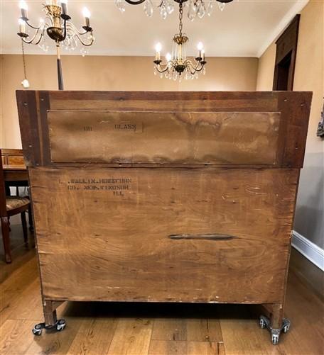 Mission Oak Buffet, Vintage Sideboard Cabinet with Mirror, Arts & Crafts Server
