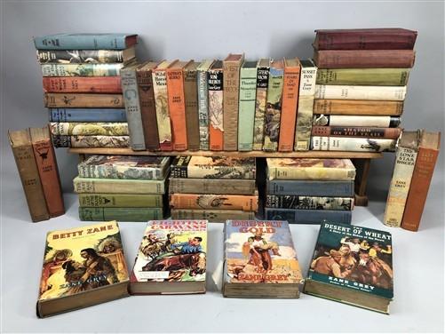 49 Zane Grey HC Lot, Vintage Hardcover Western Book Lot B