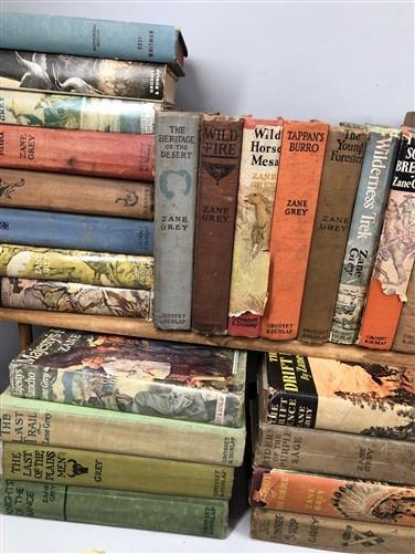 49 Zane Grey HC Lot, Vintage Hardcover Western Book Lot B