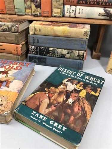 49 Zane Grey HC Lot, Vintage Hardcover Western Book Lot B