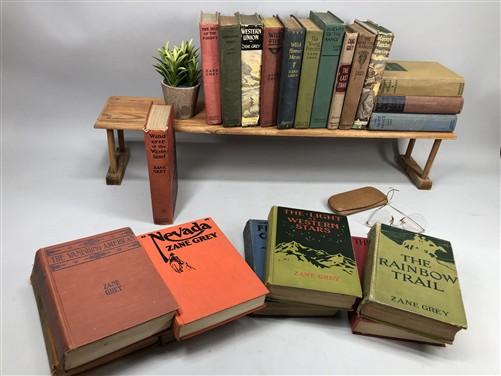 32 Zane Grey HC Lot, Vintage Hardcover Western Book Lot C