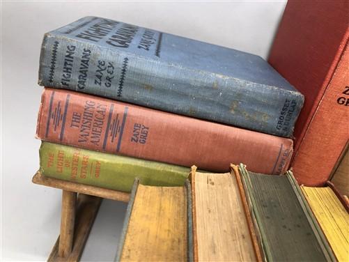 32 Zane Grey HC Lot, Vintage Hardcover Western Book Lot C