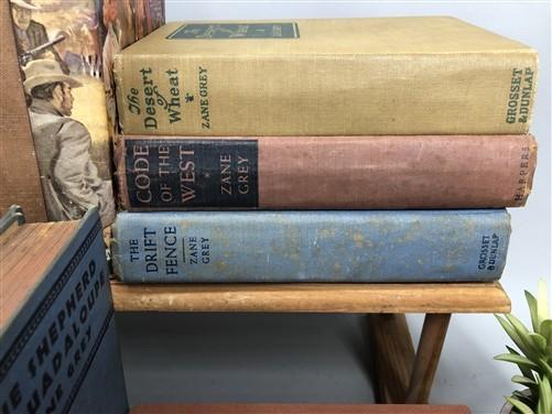 32 Zane Grey HC Lot, Vintage Hardcover Western Book Lot C