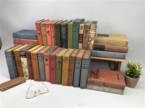 32 Zane Grey HC Lot, Vintage Hardcover Western Book Lot C