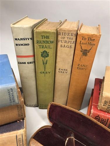 10 Zane Grey HC Lot, Vintage Hardcover Western Book Lot D