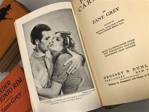 10 Zane Grey HC Lot, Vintage Hardcover Western Book Lot D